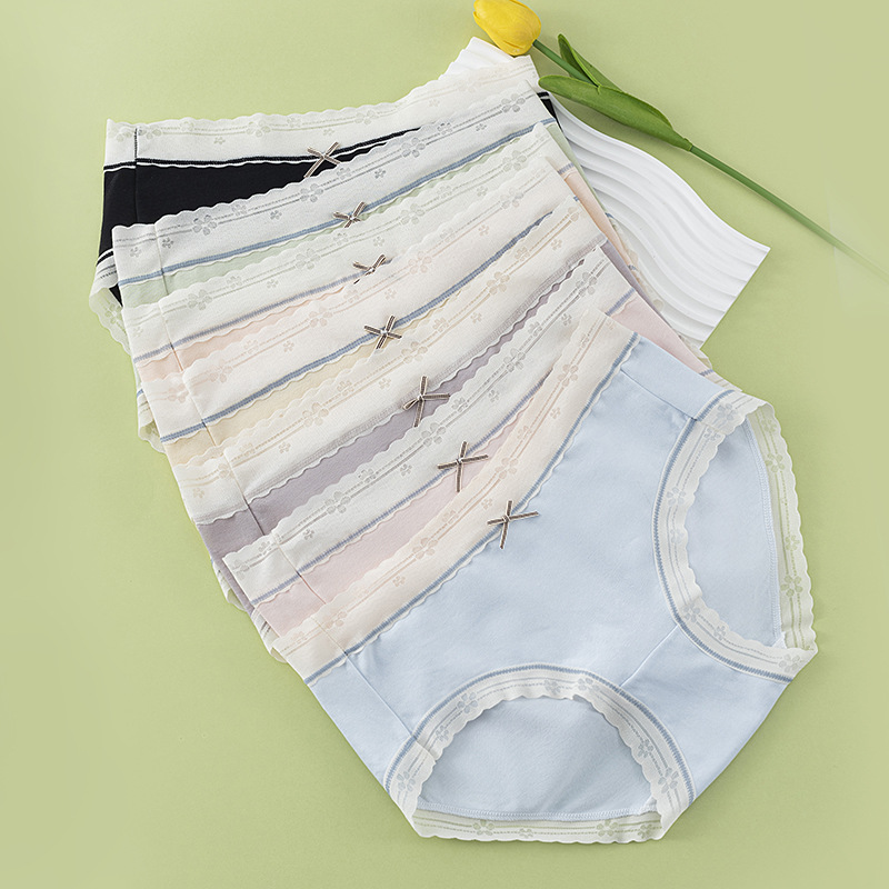 New women's cotton underwear, women's lace underwear