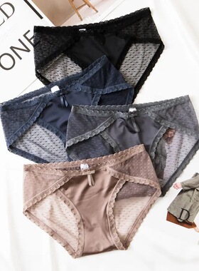 Women Underwear plus size Panties G-String Sexy Thongs 5pcs