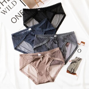 Women Underwear plus size Panties G-String Sexy Thongs 5pcs