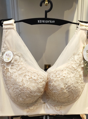100%百分百感觉新款五排扣软圈夏薄C杯内衣聚拢收副乳文胸6016
