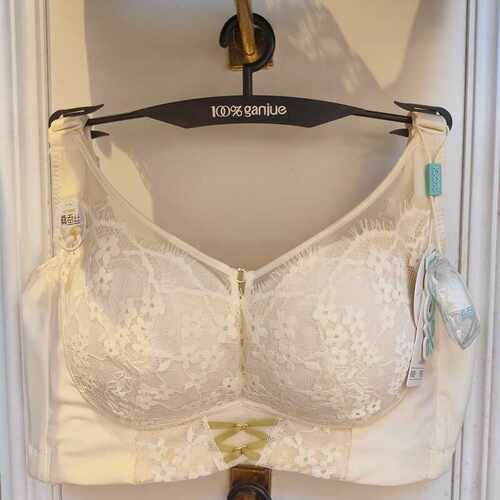 B杯收副乳桑蚕丝高侧收调整文胸