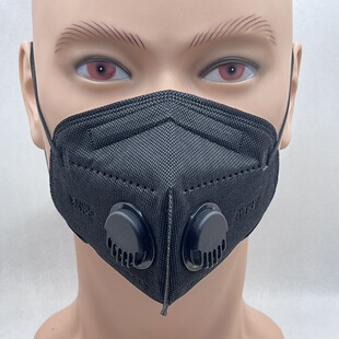 锦徽kn95防尘防异味防粉尘透气双阀防二手烟防工业粉尘活性炭口罩