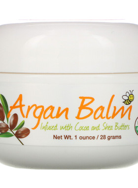 美国直购Sierra Bees小蜜蜂阿甘油滋润霜面霜可可乳木果油软膏28g