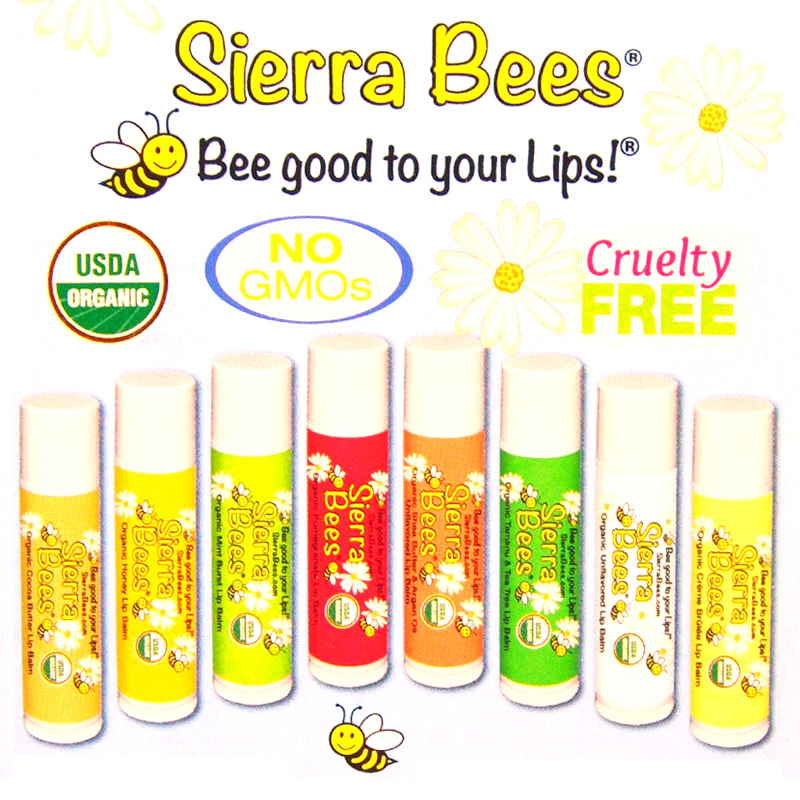 现货美国直购小蜜蜂味有机润唇膏