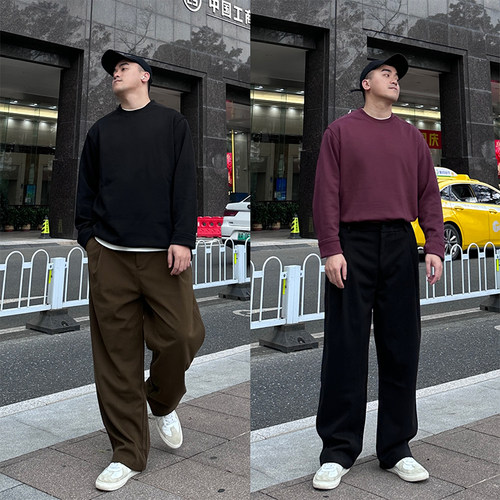 FFMR重磅加厚垂感秋冬休闲毛呢裤