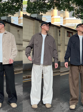 FFMR【立体裤线显高毛呢裤】2025秋冬重磅加厚肌理感垂感直筒裤男