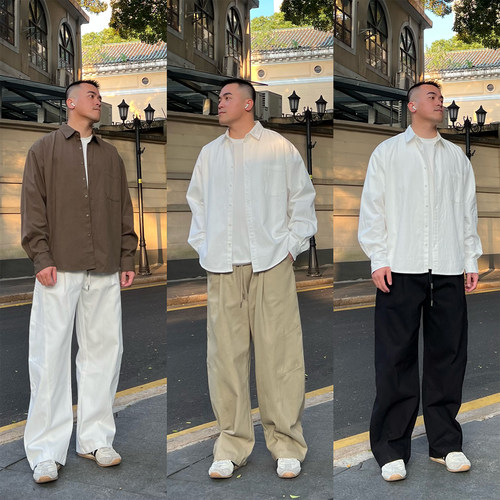 FFMR「重磅弯刀弧形牛仔裤」2026秋冬美式水洗立体阔腿工装休闲裤