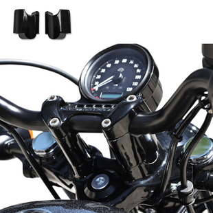 roadster改装 美产 LA哈雷883L 加高把立1英寸车把riser黑色 包邮