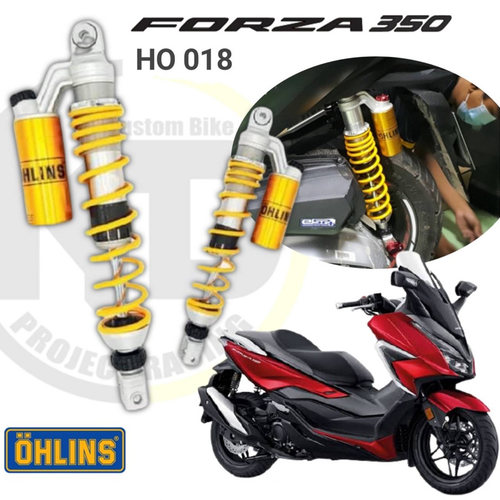 现货ohlins摩托车减震器佛沙FORZA350改装前弹簧减震金瓶后避震器