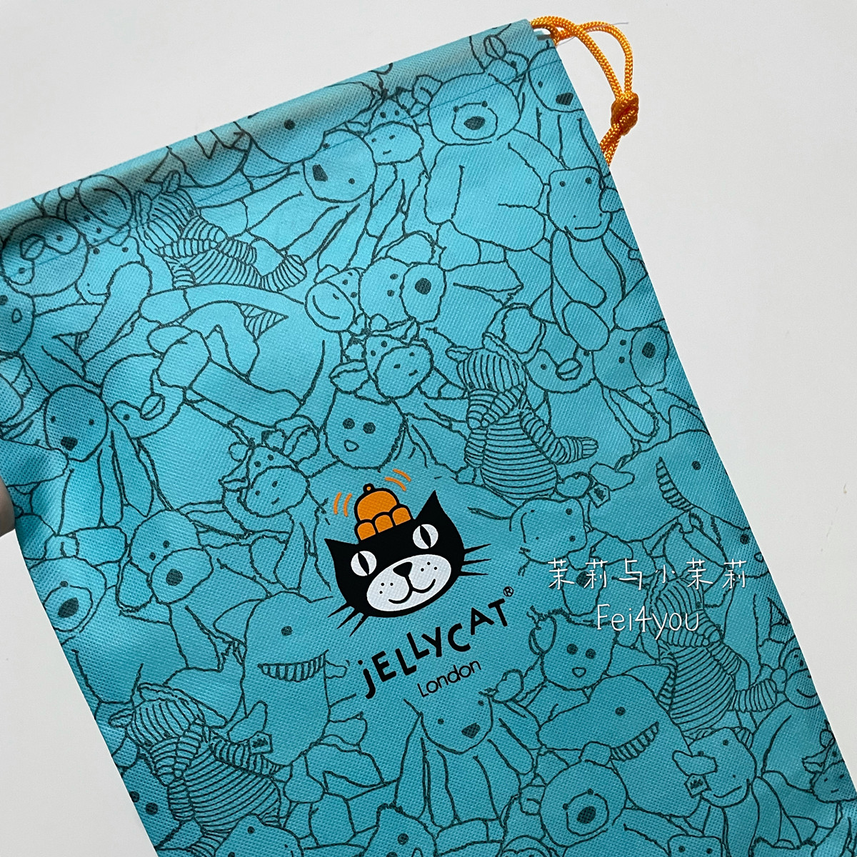 【周边】官网蓝色抽绳防尘袋礼盒手提袋卡片徽章贴纸送礼