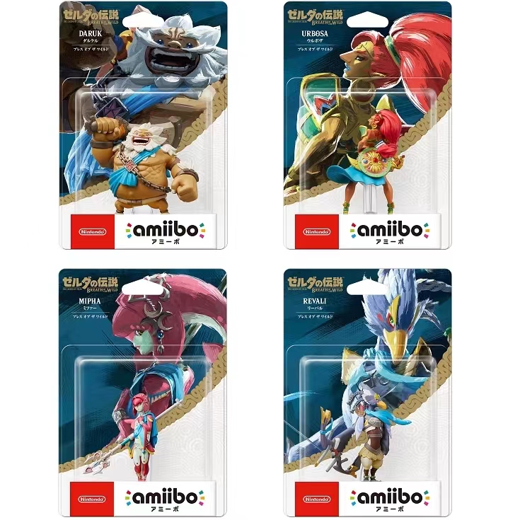 任天堂amiibo四英杰米琺里巴尔