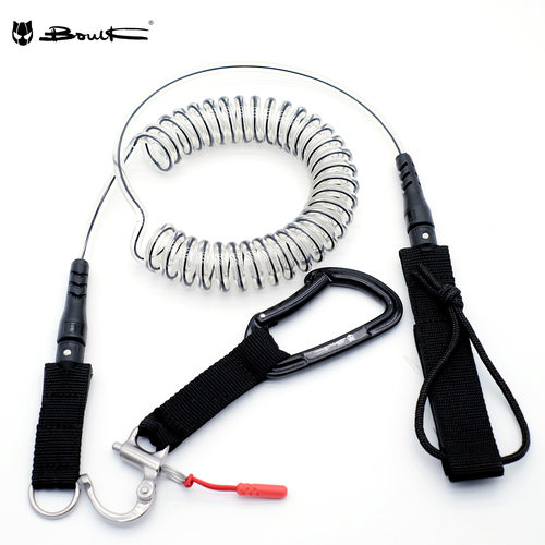 源头厂家现货豹客快卸冲浪绳耐用便携潜水浮潜自由潜抗拉快卸设计