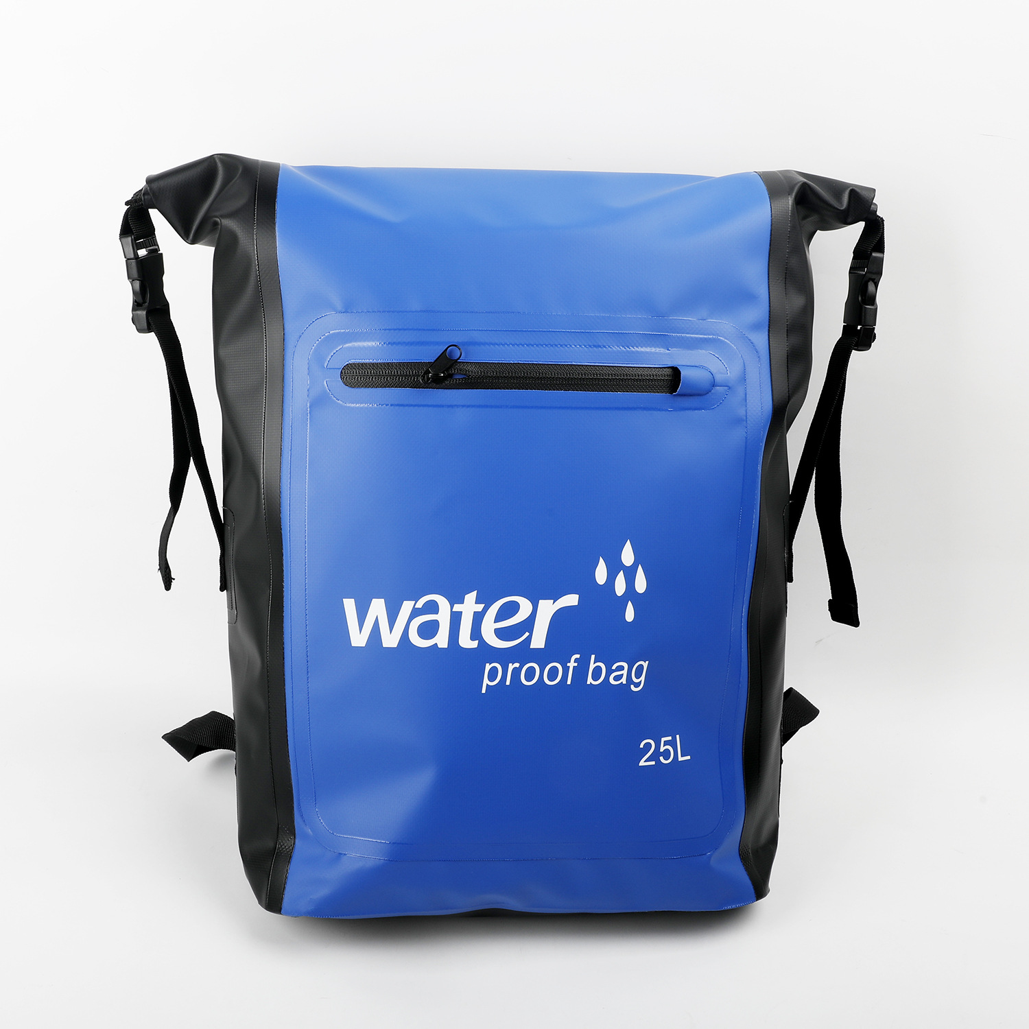 户外防水双肩包溯溪漂流游泳包大容量耐磨PVC防水袋25L