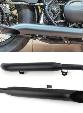 适用于凯旋Speedmaster Bobber改装直通不锈钢耐高温马蹄声排气管