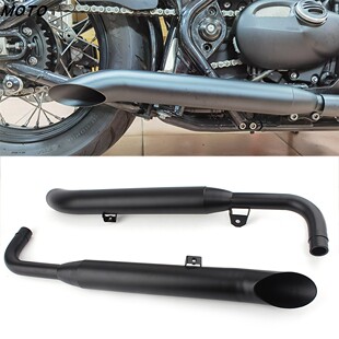 适用于凯旋Speedmaster Bobber改装直通不锈钢耐高温马蹄声排气管