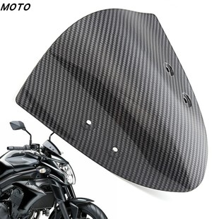 川崎 ER6N NINJA650 12-13-14-15-16年 前挡风玻璃小风挡镜碳纤维