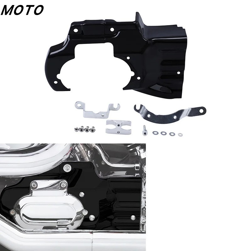 哈雷软尾豪雅继承者 肥仔 司令突破者改装变速箱装饰盖发动机装饰