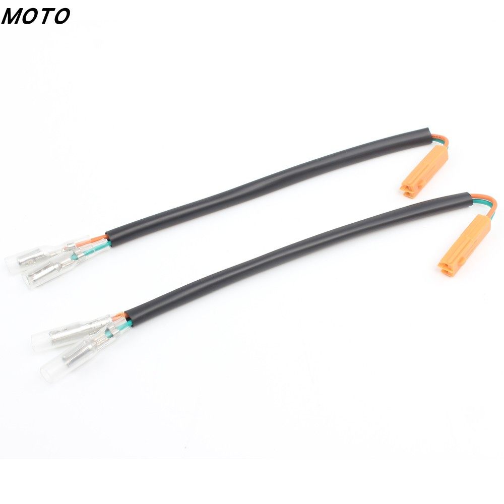 适用川崎Z125 900 650摩托车改装转向灯转接线转换线插头适配器