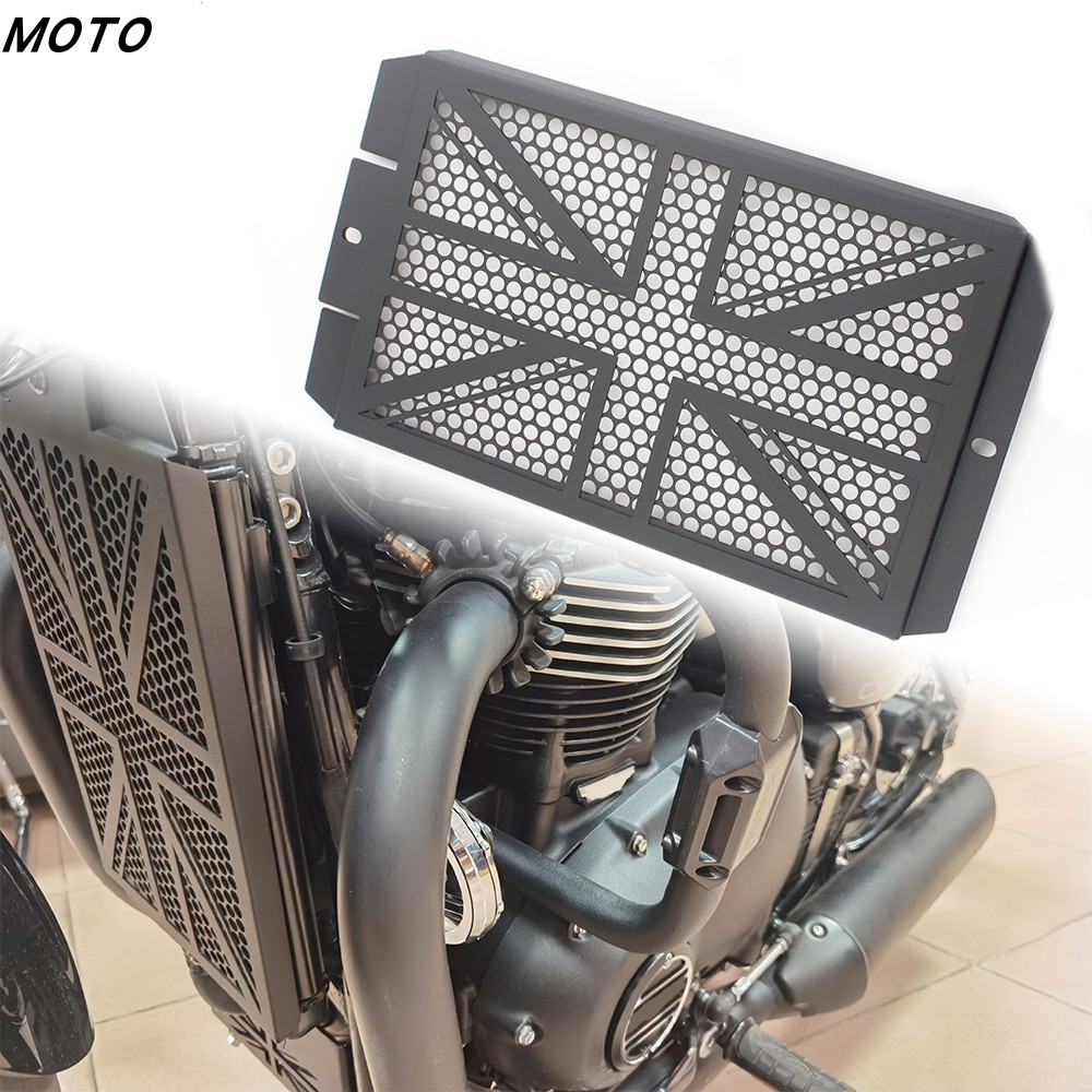 适用凯旋Thruxton speedmaster Bobber改装水箱防护散热保护网罩