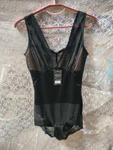 夏季超薄光面大码连体塑身衣XXXL建议110-130斤左右
