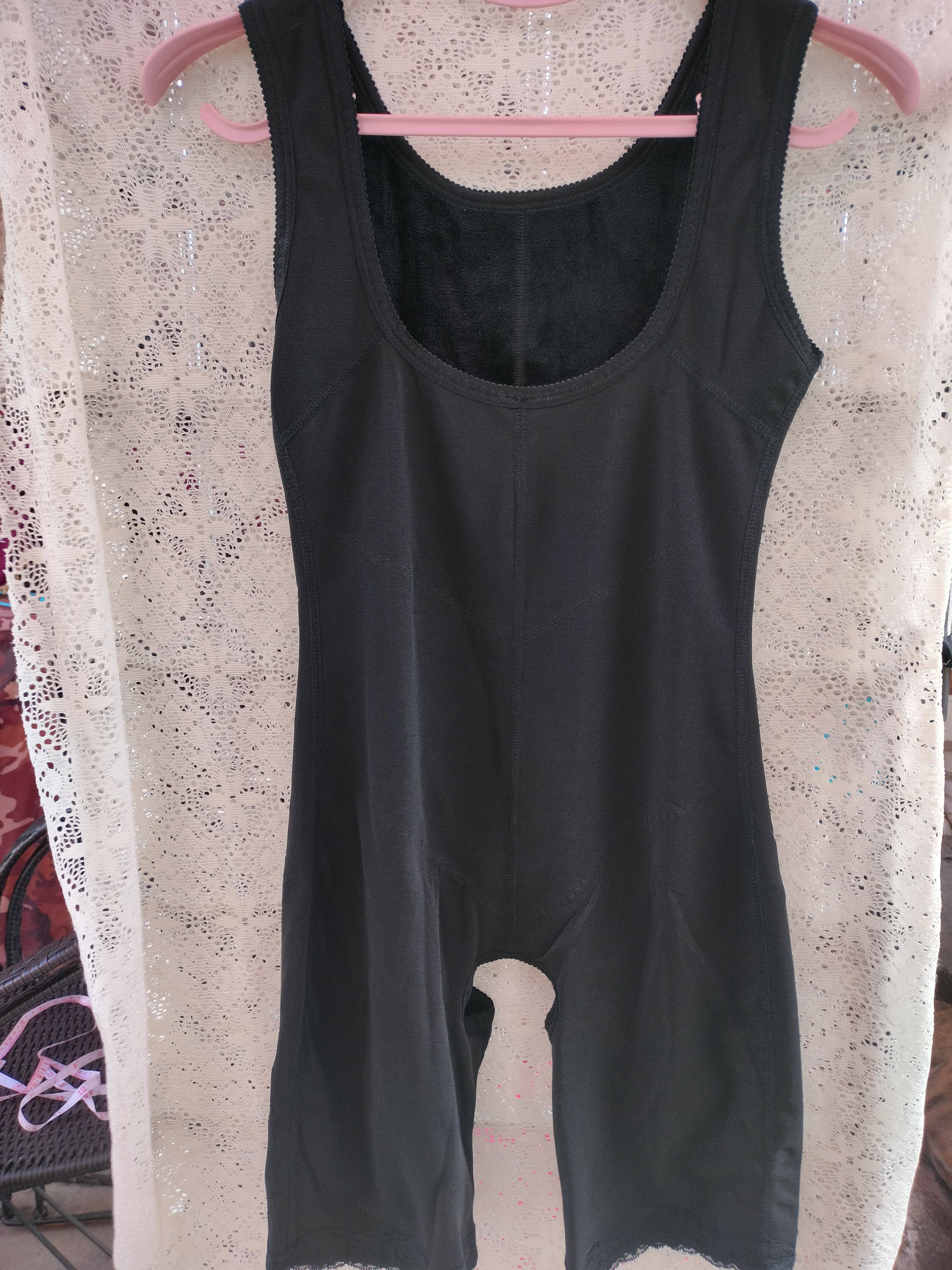 断码特价，加厚加绒网色网纱平角开档连体塑身衣