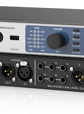 高端 USB3.0 & 雷电 音频接口 声卡 RME Fireface UFX+