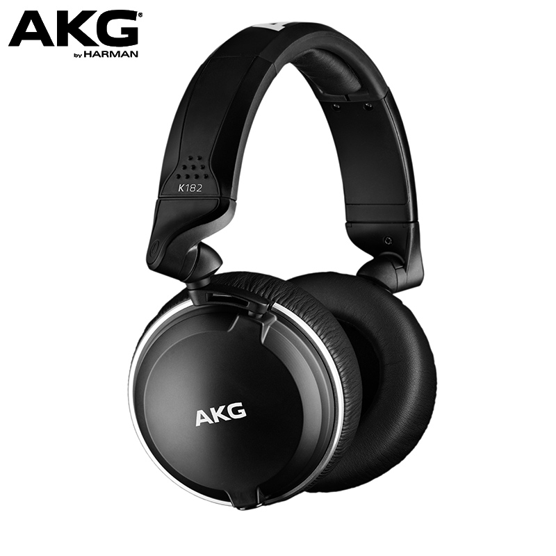 AKG/爱科技 K182头戴式便携耳机电脑录音师监听DJ发烧HIFI音乐mp3