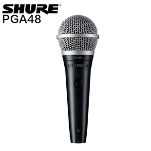 Shure 愤怒 调音师 PGA48LC动圈人声有线话筒演出麦克风 舒尔
