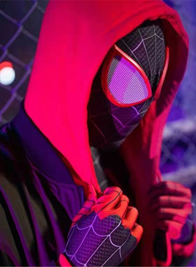 蜘蛛侠紧身连体衣成人儿童迈尔斯漫展cos服平行宇宙cosply服装男