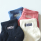 袜子女秋冬纯色精梳棉中筒袜毛巾底加厚吸汗保暖短筒运动袜学院风