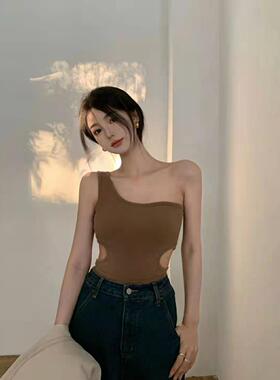 billkong可外穿内搭细带内衣背心一体式带胸垫运动打底美背吊带女