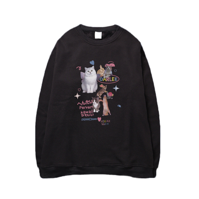 billkong2022秋季新款猫咪印花