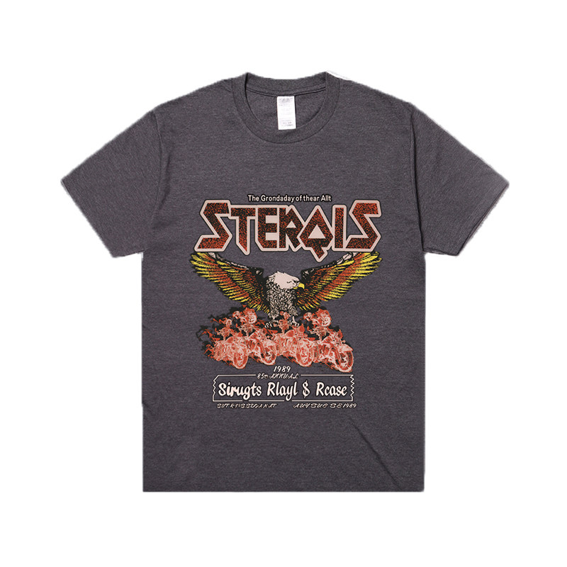 欧美短袖t恤ins嘻哈宽松纯棉