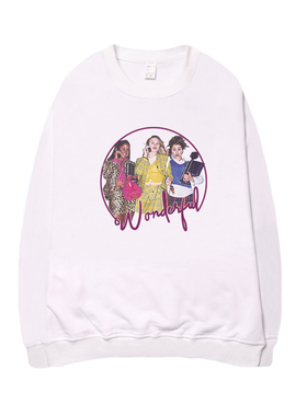 billkong潮牌欧美风ins小众情侣装复古流行简单舒适休闲圆领卫衣