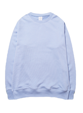 billkong2022秋季薄款元气彩色纯色卫衣软糯圆领套头宽松长袖上衣