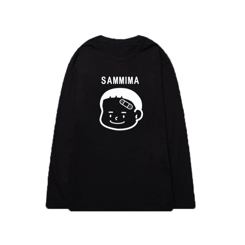 billkong国潮时尚流行spao三兄妹小众新款休闲慵懒宽松长袖T恤ins