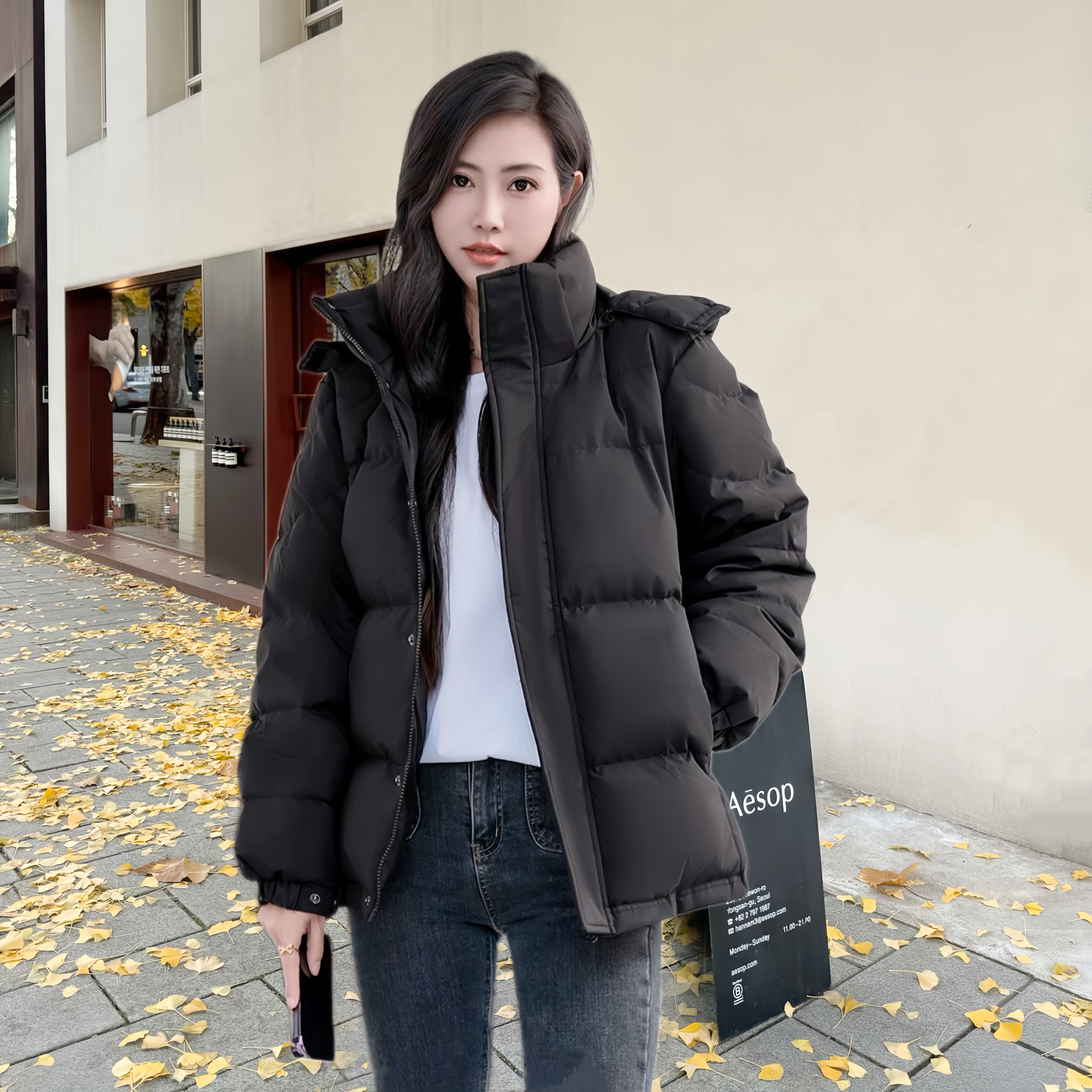 95%白鹅绒大码中戏羽绒服男女短款加厚时尚显瘦金钻3.0先锋外套