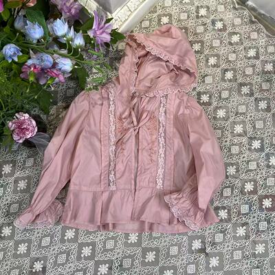 桔寄橘寄juji•夏款上新【素锦蕾丝】夏季防晒服女童薄外套X8626