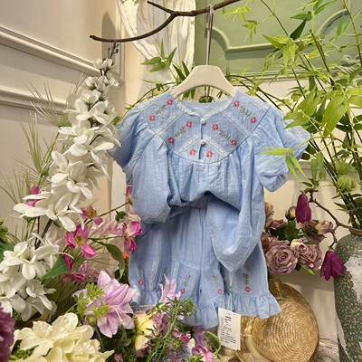 juji橘寄-夏季新款【浪漫话语】套装绣花式x8602
