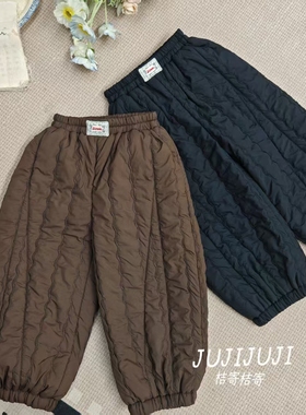 冬款大上新《极地小暖炉》冬款加绒加厚女童休闲百搭棉裤D62017