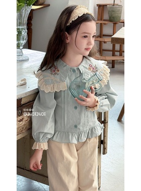 橘寄-秋款上新【法式假日】公主风休闲衬衫秋季时尚长袖A82012