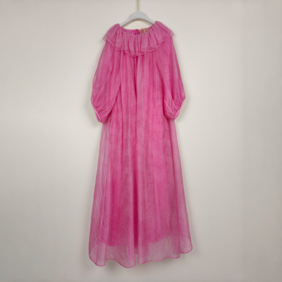 轻奢原创高端桑蚕丝连衣裙