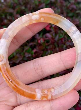 焦糖色仙女款风转好运圆条手镯