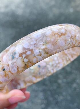 爆米花网红百搭风转运环玛瑙手镯