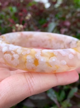 柠檬网红百搭风转运环玛瑙手镯