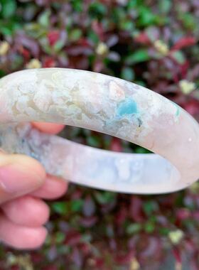 菜园子复古风海洋玉髓玛瑙手镯