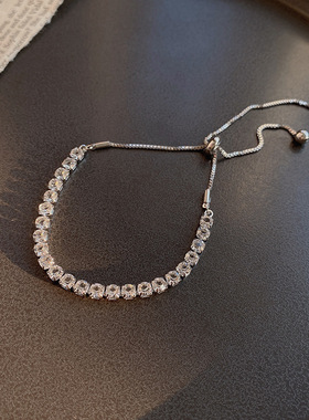 钛钢手链 轻奢精致韩版ins风金属手链时尚百搭简约气质日韩首饰品