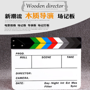 亚克力场记板专业电影导演打板器片场拍摄大号打板拍摄道具影视剧