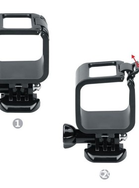 运动相机配件适用gopro 4/5 session4s保护边框塑料兔笼快折卡扣
