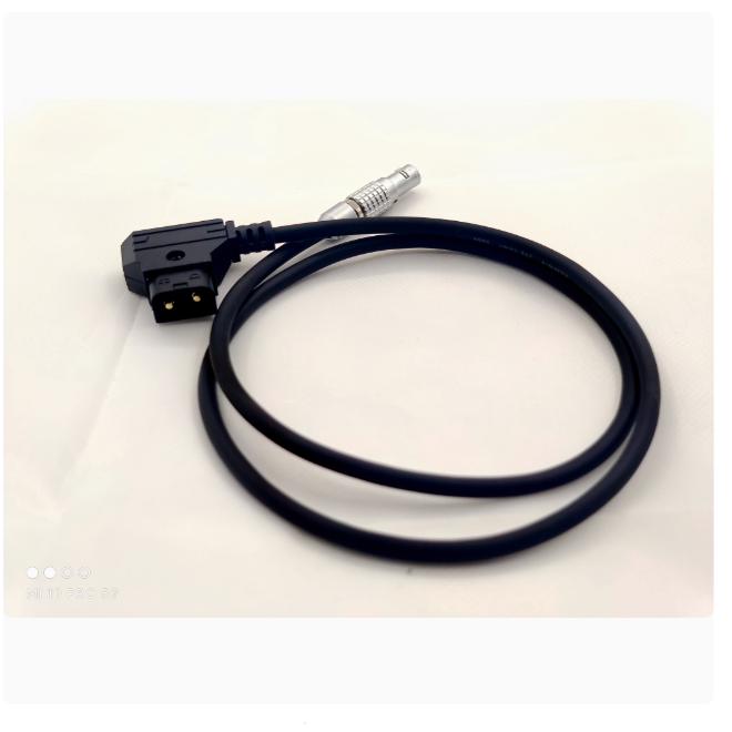 D-TAP B型V口转lemo0B2针直头威固猛犸Teradek无线图传电源线